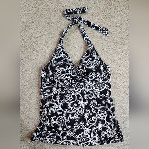 Land's End Halter Tankini Top